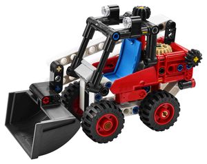 LEGO 42116 Technic Kompaktlader, Bagger - Hot Rod, 2-in-1 Set, Kinderspielzeug, Baufahrzeug, Spielzeugauto, Geschenk für Kinder ab 7 Jahre