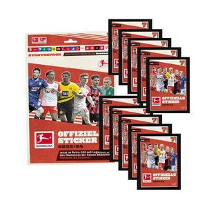 Topps Bundesliga Sammelsticker 2023/24 - 1 Sticker-Starter(Album inkl. 20 Sticker) + 10 Tüten