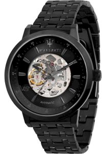 Maserati - Náramkové hodinky - Pánske - GT 44mm AUTO BLACK DIAL BR BLACK - R8823134003
