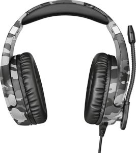 Trust GXT 488 Forze PS4, Kábel, Hranie, 20 - 20000 Hz, 300 g, Slúchadlá s mikrofónom, Čierna, Šedá