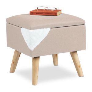 relaxdays Hocker mit Stauraum