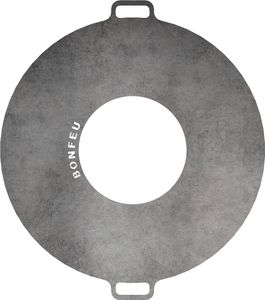 BonFeu BonPlancha plech na pečenie na ohnisko Ø60 cm - Kvalitná oceľ - 60x60x1,6 cm