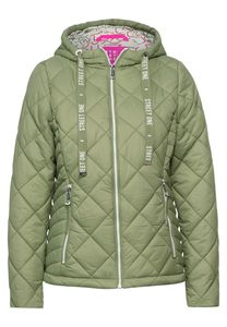 Street One Jacke kurz Damen short padded jacket Größe 38, Farbe: 13348 fern green
