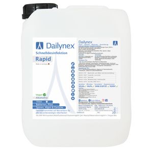 Dailynex® Rapid Schnelldesinfektionsmittel ohne Alkohol zum Sprühen & Wischen gebrauchsfertig ohne Nachspülen 5L