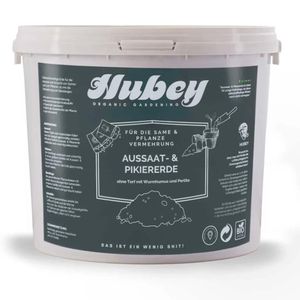 Hubey 10 Liter Aussaat- und Pikiererde für Sämlinge und Kräuterpflanzen mit Perlite