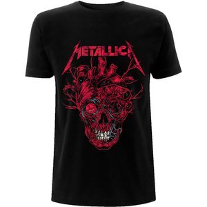 Metallica - T-Shirt für Herren/Damen Unisex RO9240 (XL) (Schwarz/Rot)
