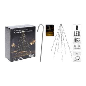 LED Lichterkette 120 LEDs Weihnachtsbaumbeleuchtung 2m Baum Beleuchtung Kegel