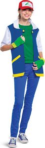 Disguise Klassisches Ash Ketchum-kostüm Blau S-M Blau S-M