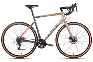 REDLOUD Gravelbike 28 Zoll GA.02 gold Rahmenhöhe 58 cm 16 Gänge mech. Scheibenbremse