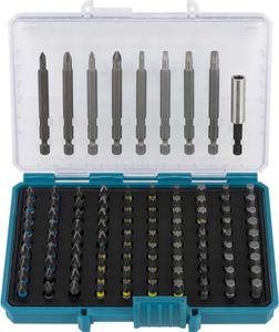Makita - Zestaw wkrętaków - 99 elementów - torx, phillips, pozidriv, SIX - długość: 25 mm, 75 mm