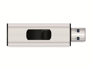 MediaRange USB-Stick schwarz, silber 256 GB