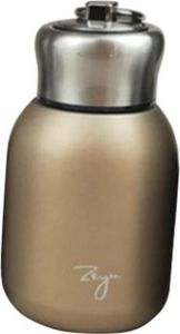 300 ml Mini-Kaffee-Isolierflasche aus Edelstahl, Gold