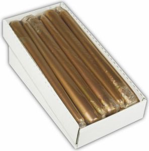 PAPSTAR Weihnachts-Leuchterkerzen 22 mm gold (1 Stück)