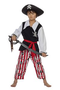 Kinder Piraten Kostüm Piratenkostüm Kinderkostüm Seeräuber Pirat 110cm 3-4 Jahre 