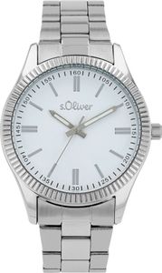s.Oliver Herren Uhr Armbanduhr Edelstahl silber 2038602