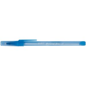 BIC 921403 60x Kugelschreiber Round Stic Simply blau Schreibfarbe blau