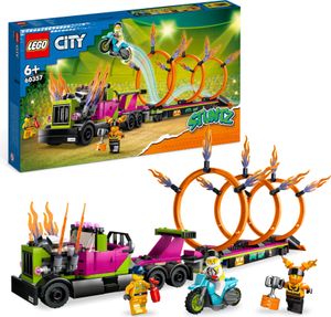 LEGO City 60357 ?aha? s ohnivými kruhy (479 dílků)
