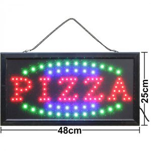 Pizza LED-Schild 3 I Leuchtbuchstaben "PIZZA" I Italien Restaurant Pizzeria Schild I Leuchtschild für Innenraum-Montage