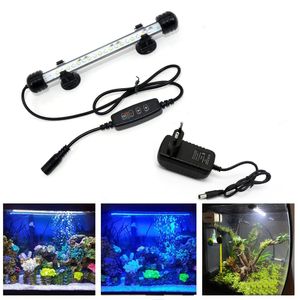 18cm LED Aquarium Lampe Tank Leuchtet Unterwasser Beleuchtung Dimmbar 3 Lichtmodi mit Timer