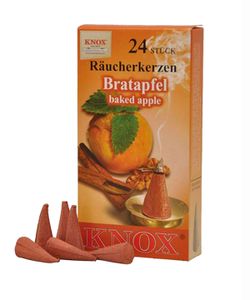 KNOX Räucherkerzen - Bratapfel, 24 Stück