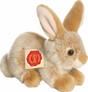 Królik siedzący beżowy 18 cm