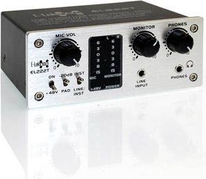E-Lektron EL222T 2-Kanal USB Audio-Interface | 24Bit/48kHz | Class-A Pre-Amp | Phantom | EL172594