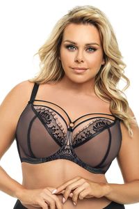 Gorsenia damen soft bh softschale bügel große größen k496 paradise , schwarz, 100f