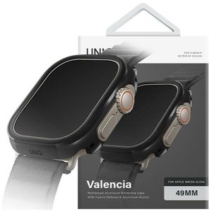 Uniq Valencia-Gehäuse für Apple Watch Ultra 49 mm, schwarz