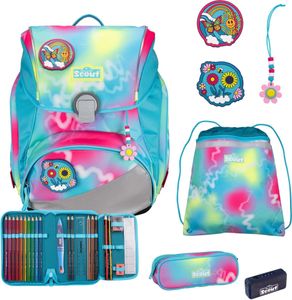 Scout Scout Alpha Exklusiv Safety Light - Schulranzen Set 5tlg.