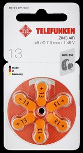 Telefunken Hörgeräte Batterien Größe 13er (60 Stück)