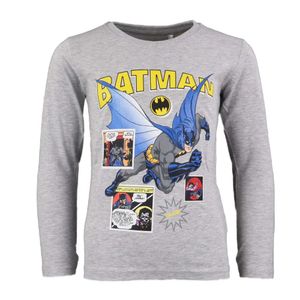 DC Comics Batman Kinder langarm T-Shirt – Grau / 110