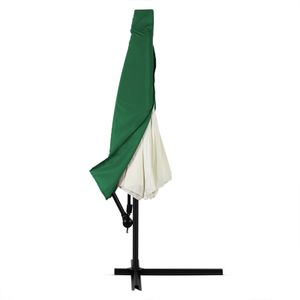 Deuba Schutzhülle Sonnenschirm für 3m Schirme Schirm Abdeckhaube Abdeckung Hülle Plane Ampelschirm, Farbe:grün, Größe:für 3m Schirm