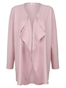 MONA Shirtjacke Baumwolle, Kunstfaser Rosé 40 Hautfreundlich Gerade