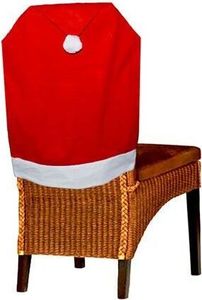 4 Stk. Weihnachts Stuhlhusse Weihnachtsmütze wh-69