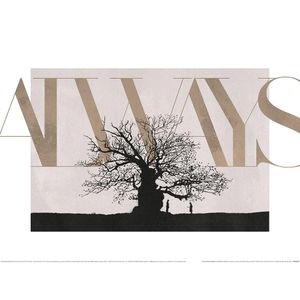 Harry Potter - s potlačou "Always" PM6034 (30 cm x 40 cm) (čierna/krémová farba)