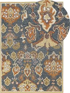 BELIANI Teppich Mehrfarbig Wolle 160 x 230 cm Kurzflor Orientalisches Muster Rechteckig Wohnzimmer Schlafzimmer Flur