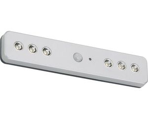 LED osvetlenie kuchynskej linky Briloner LERO 6xLED 0,48W 5lm 6000K 210mm so senzorom strieborné