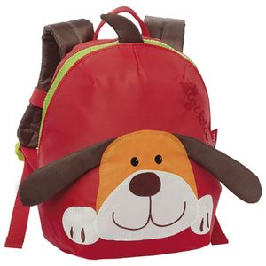 sigikid Rucksack Hund in rot/bunt, Maße: 24x22x10 cm; 24219