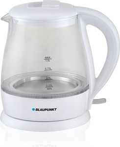 Czajnik Blaupunkt EKG301 Białe szkło Aluminium 1630 W 1 L