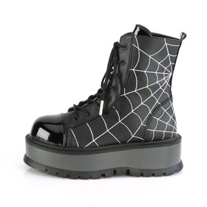 Demonia SLACKER-88 Ankle Boots Stiefeletten schwarz, Größe:EU-39 / US-9 / UK-6