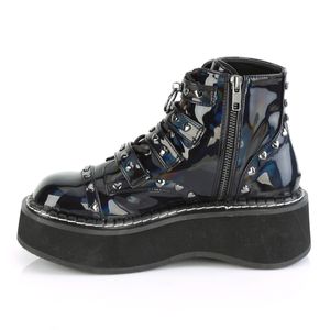Demonia EMILY-315 Ankle Boots Stiefeletten schwarz, Größe:EU-36 / US-6 / UK-3