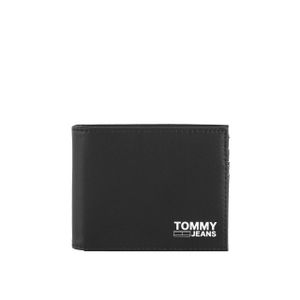 Tommy Hilfiger TJM mini cc wallet recycled leather - RFID - heren - black