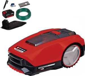 Einhell Mähroboter FREELEXO 550 18V 3 Ah Power X-Change Akku Ladegerät Installations-Kit für 550 m²  3413965