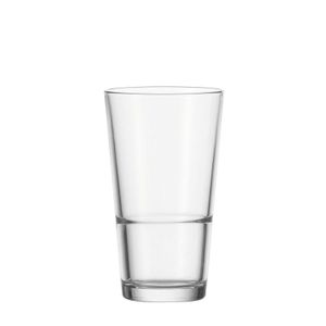 Leonardo Stapelbecher Set Event 6 teilig Glas Trinkglas 330 ml spülmaschinenfest