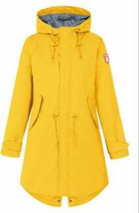 DERBE HAMBURG FRIESE TRAVEBY FISHER mackintosh damski, rozmiar:38, kolor:Yellow/Navy