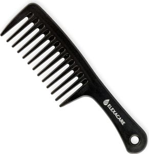 ELEXACARE Lockenkamm, weit gezahnt (ca. 24 cm) - Grobzinkiger Griff-Styler Kamm für Locken und lange Haare