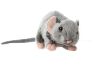 Maus Kuscheltier grau 30 cm Uni-Toys