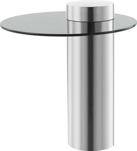 Beistelltisch Janifer 100 Silber / Grau