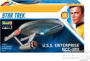 Star Trek TOS Modellbausatz 1/600 U.S.S. Enterprise NCC-1701 48 cm Star Trek TOS Modellbausatz 1/600 U.S.S. Enterprise NCC-1701 48 cm
