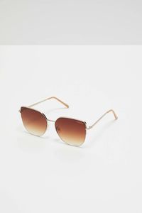 Moodo Frauen-Sonnenbrillen Terine Pilotenbrille Braun gläser braun Universal